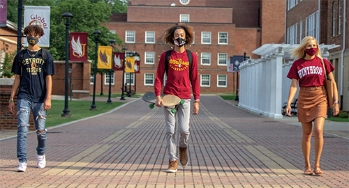 COVID - Students with masks